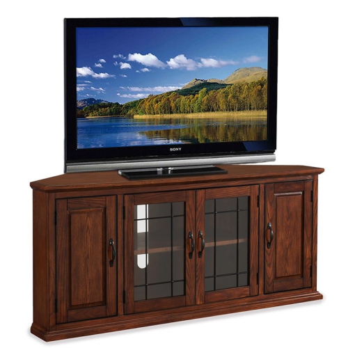 Bowery Hill 60" TV Stand in Burnished Oak