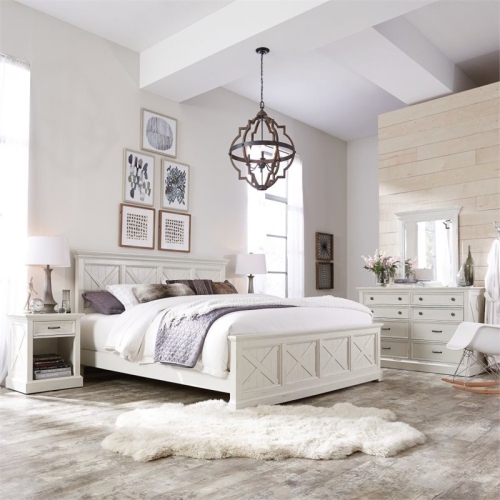 Homestyles Seaside Lodge Off-White Nightstand