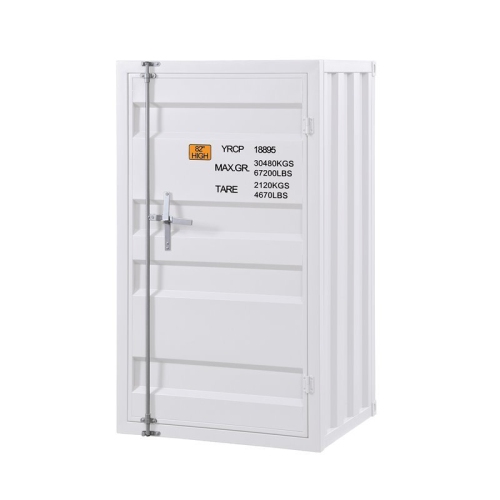 ACME Cargo Chest with 1 Door in White