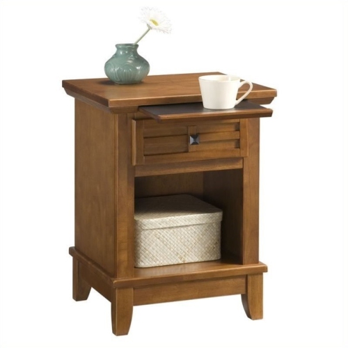 BOWERY HILL  Night Stand In Cottage Oak