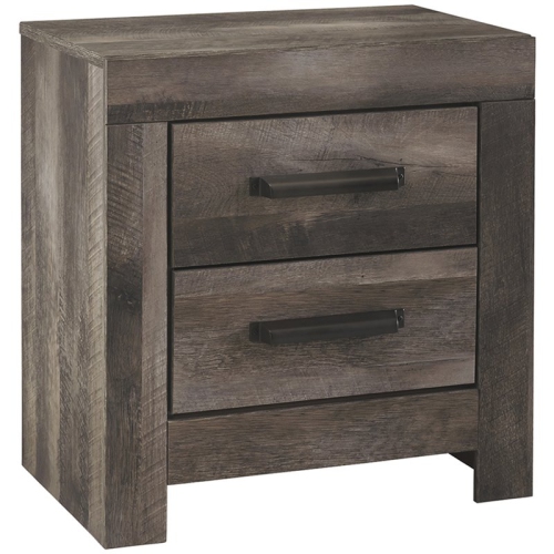 ASHLEY FURNITURE  Wynnlow 2 Drawer Nightstand With USB Ports In In Gray
