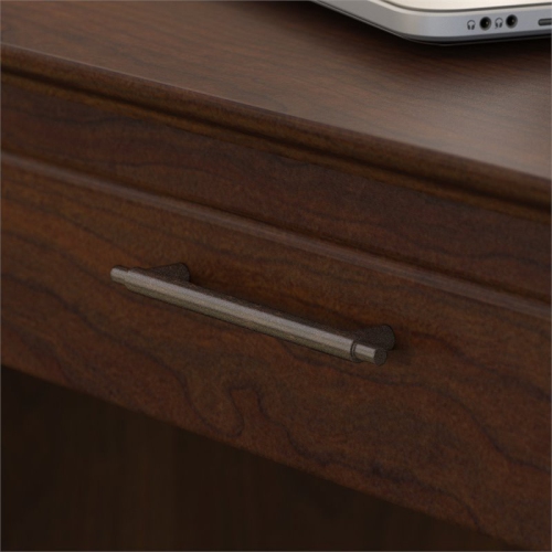 Bush Furniture Key West 54" Computer Desk with Storage in Bing Cherry