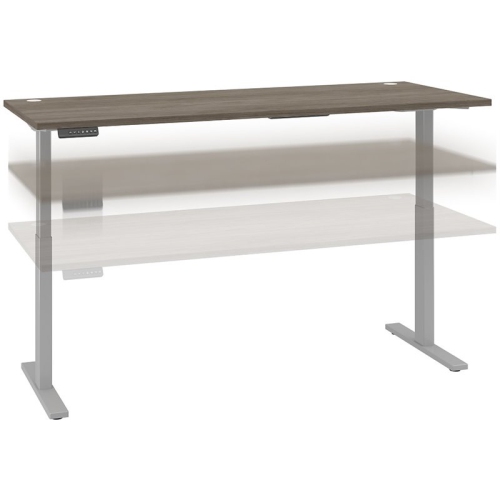 BBF  Move 60 Series 72W X 30D Adjustable Desk In Modern Hickory - Engineered Wood Not the best