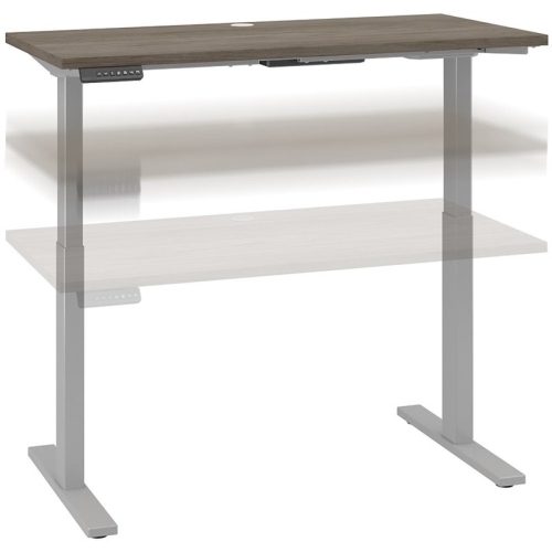 Move 60 Series 48W x 24D Adjustable Desk in Modern Hickory - Engineered Wood