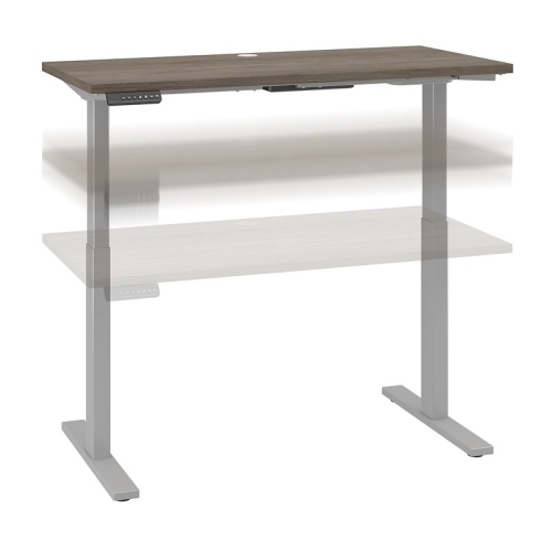 Move 60 Series 48W x 24D Adjustable Desk in Modern Hickory - Engineered Wood