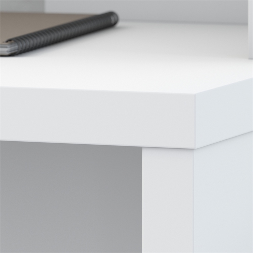 Echo L Shaped Desk in Pure White - Engineered Wood