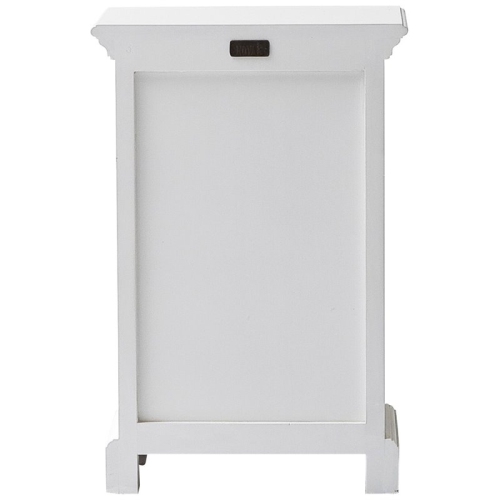 Beaumont Lane Wood 3 Drawer Nightstand/ Bedside in Pure White