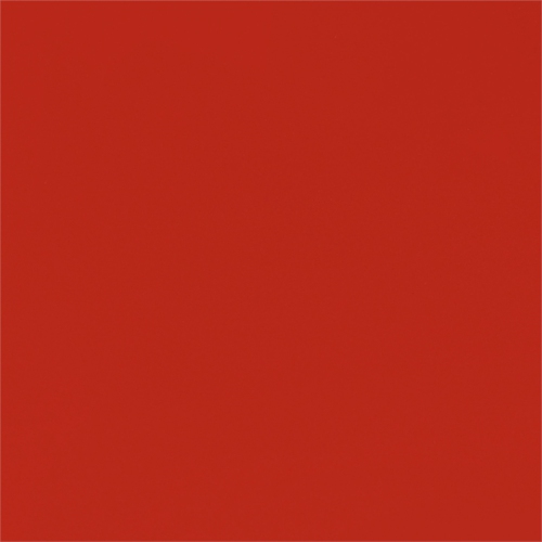 Bowery Hill Open Metal Shelf Nightstand with USB Port in Red