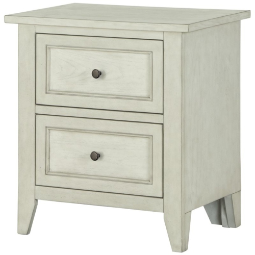 Beaumont Lane 2 Drawer Nightstand in Weathered White