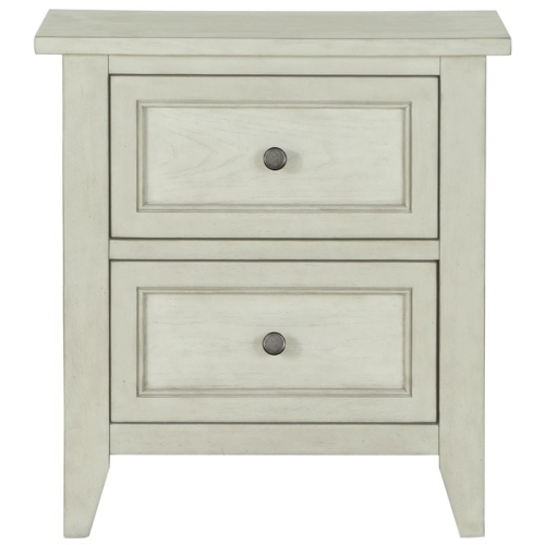 Beaumont Lane 2 Drawer Nightstand in Weathered White