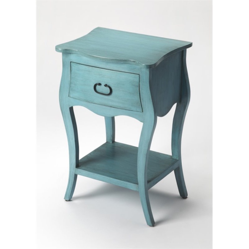 BEAUMONT LANE  1 Drawer Nightstand In Rustic Blue