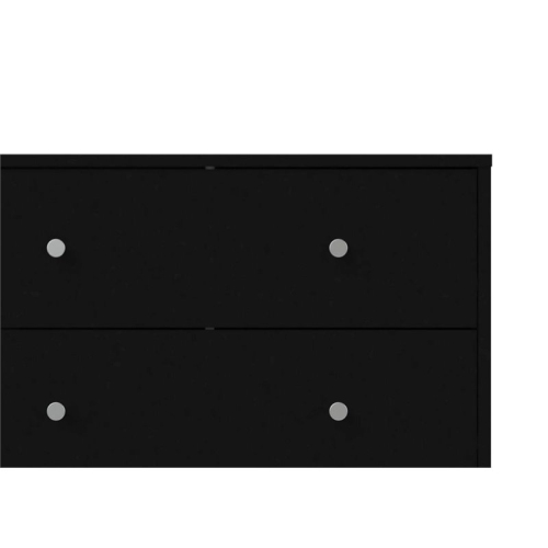 Tvilum Portland Contemporary 3 Drawer Chest in Black