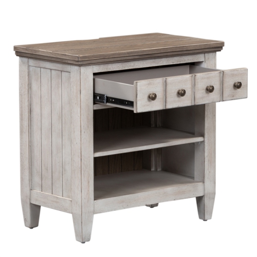 Liberty Furniture Heartland 1 Drawer Night Stand w/ Charging Station