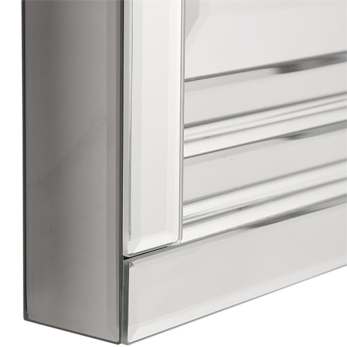 Bowery Hill Contemporary Frameless Vanity Mirror