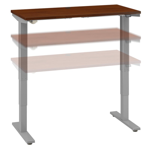 Move 40 Series 48W Height Adjustable Desk in Hansen Cherry - Engineered Wood