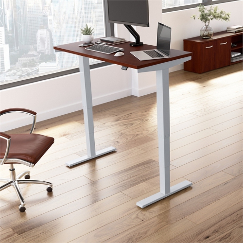 Move 40 Series 48W Height Adjustable Desk in Hansen Cherry - Engineered Wood