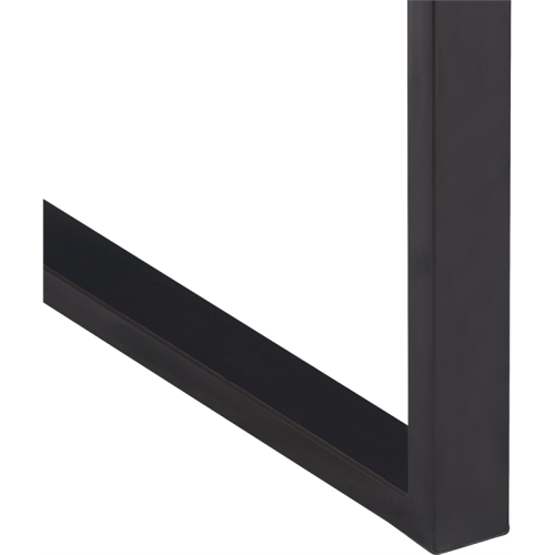 Serta Leighton Writing Desk Wood and Black Metal