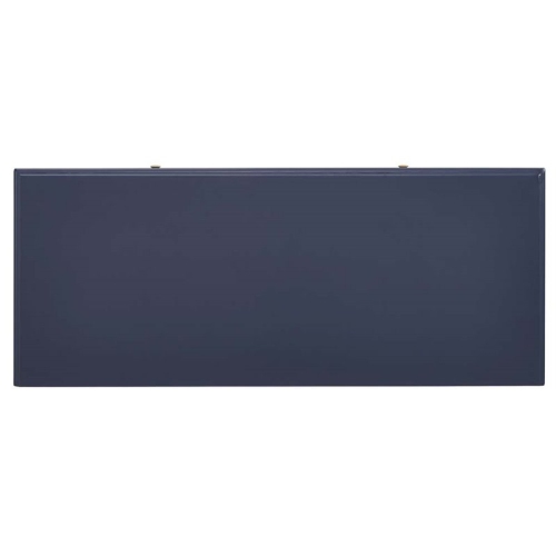 Riverbay Furniture Writing Desk in Blue and Gold