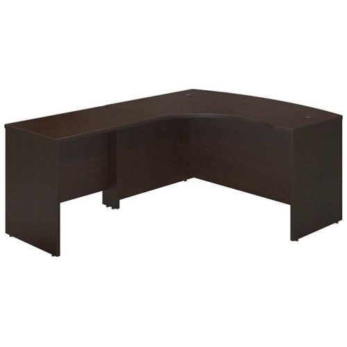 BBF  Bush Business Furniture Series C Elite 60W X 43D Left Bowfront Desk Shell In Cherry