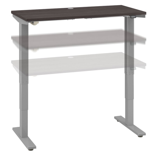 BBF  Move 40 Series 48W Height Adjustable Desk In Storm - Engineered Wood In Gray