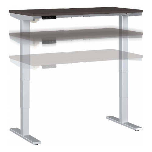 Move 40 Series 48W Height Adjustable Desk in Storm Gray - Engineered Wood