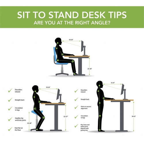 Move 40 Series 48W Height Adjustable Desk in Storm Gray - Engineered Wood