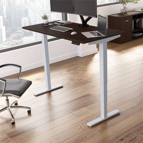 Move 40 Series 60W Height Adjustable Desk in Mocha Cherry - Engineered Wood