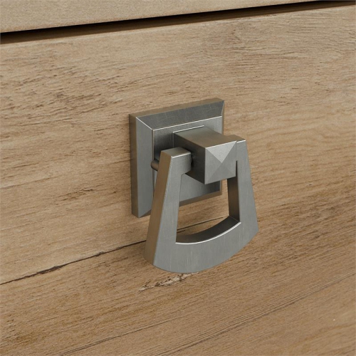 Scranton & Co Furniture Salinas Small Computer Desk with Hutch in Reclaimed Pine