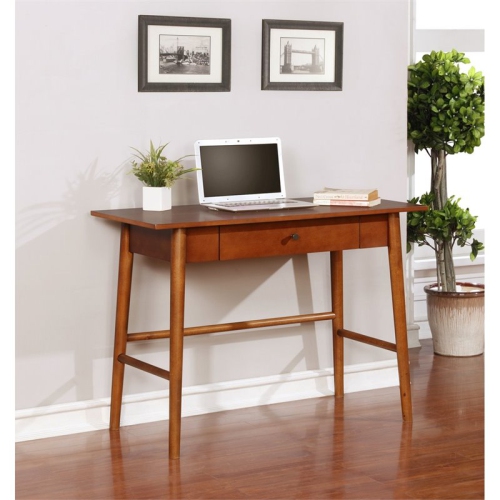 Riverbay Furniture Writing Desk in Warm Brown