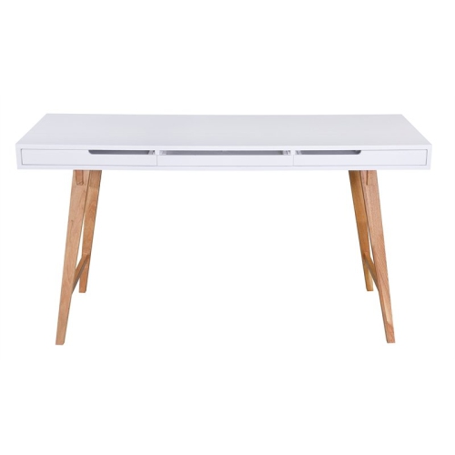 Elle Decor Giselle Writing Desk in French White
