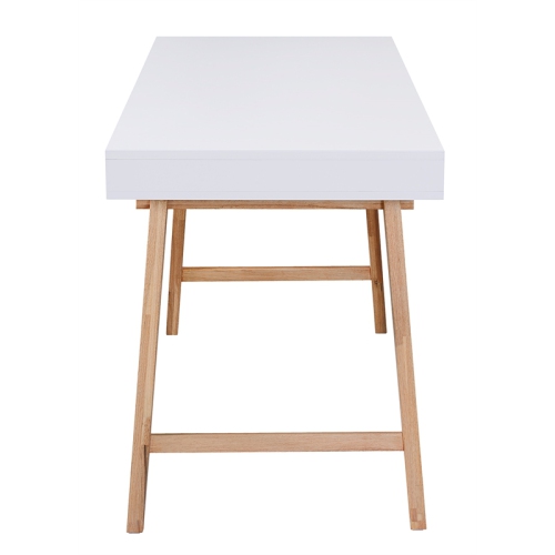 Elle Decor Giselle Writing Desk in French White