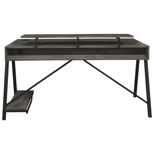 Le bureau de jeu Signature d’Ashley Barolli est bronze industriel