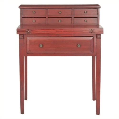 HAWTHORNE  Collection Pine Wood Desk In Cherry