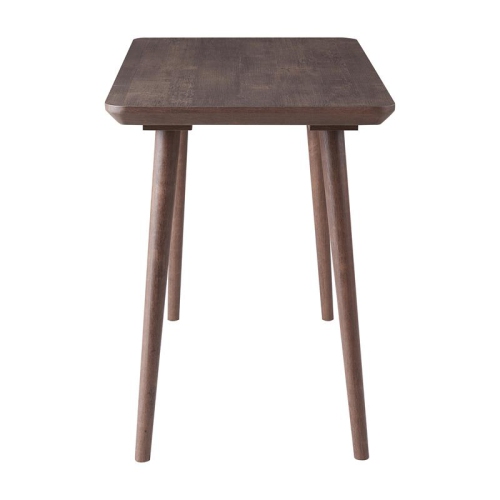 Furniture of America Asa Wood Writing Desk in Walnut Oak