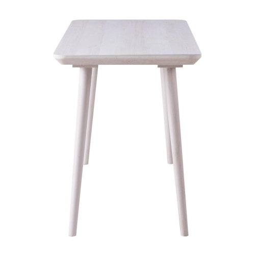 Furniture of America Asa Mid-century Wood Writing Desk in White Oak