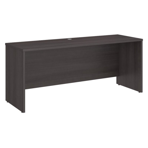 Studio C 72W x 24D Credenza Desk in Storm Gray - Engineered Wood