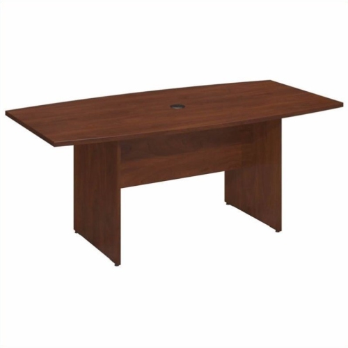 SCRANTON & CO  Furniture 72W X 36D Boat Shaped Wood Conference Table In Cherry