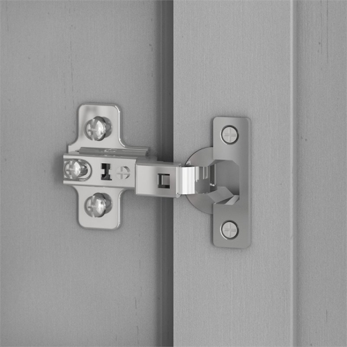 Scranton & Co Furniture Salinas 55W Corner Desk with Storage in Cape Cod Gray