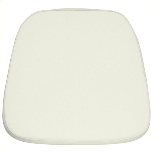 BOWERY HILL  Soft Fabric Chiavari Chair Cushion In Ivory