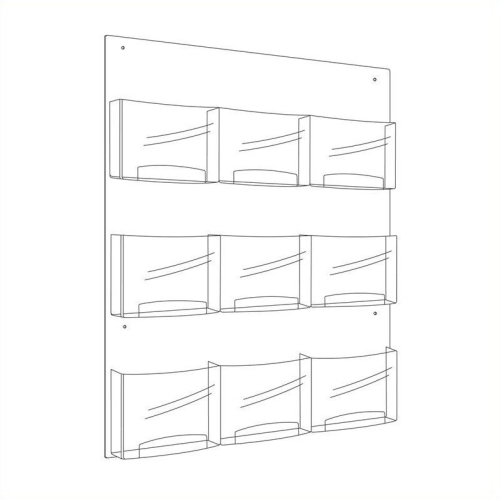 Présentoir à magazines Scranton & Co 9