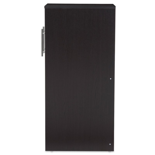 Armoire multimédia à 2 portes coulissantes Bowery Hill, brun