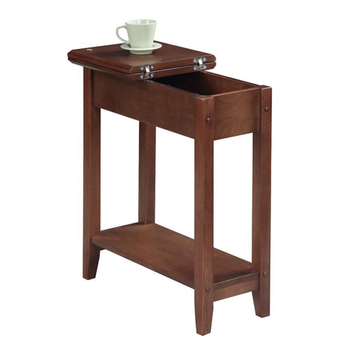 PEMBERLY ROW  Flip Top End Table In Walnut Wood