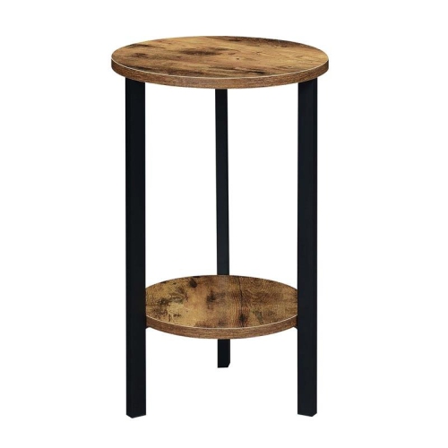 CONVENIENCE CONCEPTS  Graystone 24-Inch Two-Tier Plant Stand In Nutmeg Wood Finish
