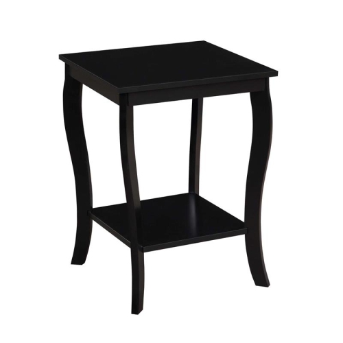 PEMBERLY ROW  Square End Table In Wood Finish In Black