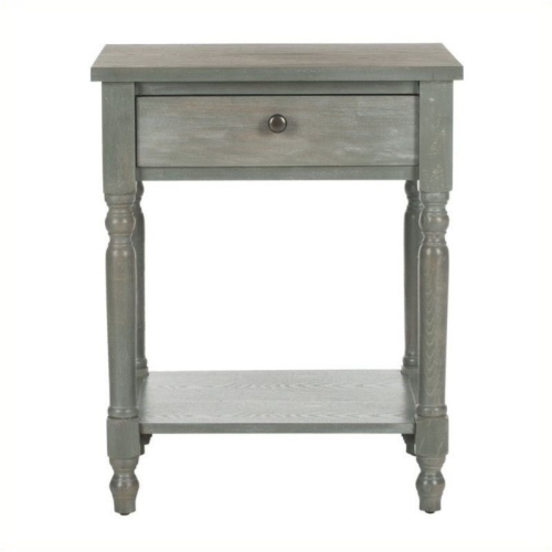 Hawthorne Collection Elm Wood End Table in Ash Grey