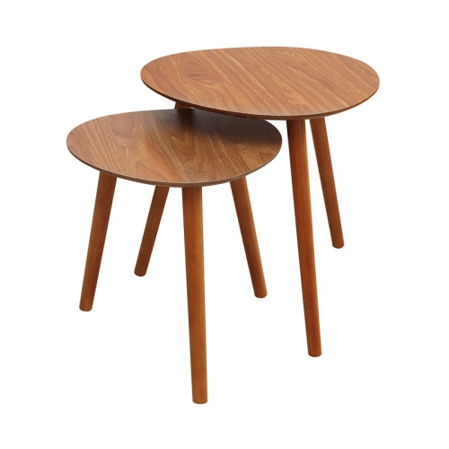 Convenience Concepts Oslo Java Nesting End Tables in Cherry Wood Finish