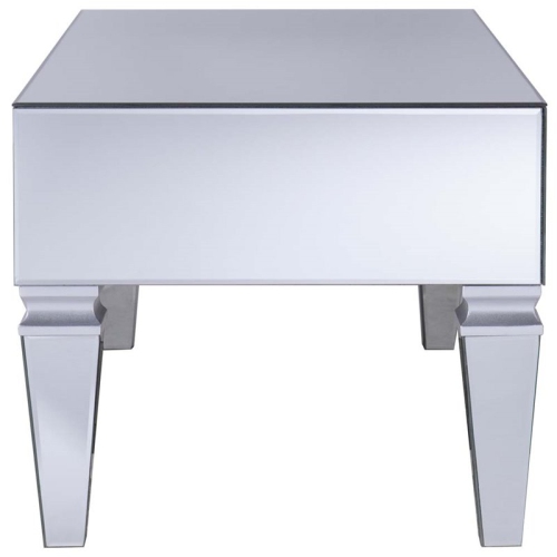 Bowery Hill Contemporary Mirrored Storage Coffee Table