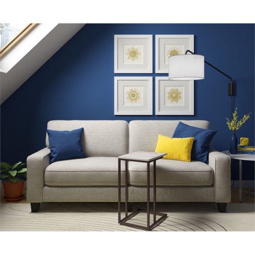 Serta at Home Harton Side Table in Midnight Black