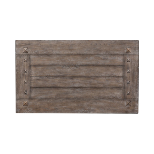 Pemberly Row Traditional Wood Cocktail Table