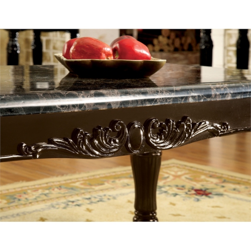 Bowery Hill Traditional Wood Console Table in Espresso